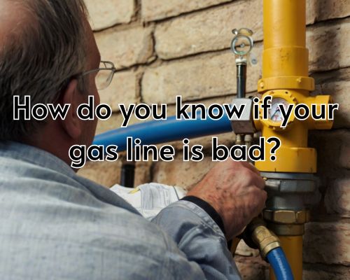 A plumber assessing a gas line’s condition for potential repairs
