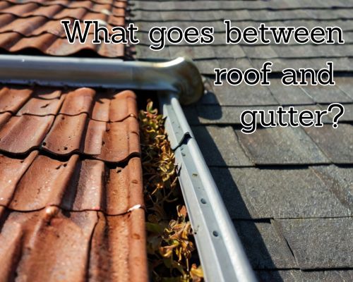 an osb in between roof and gutters
