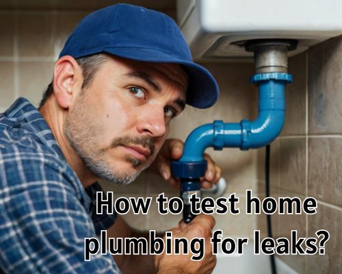 New plumbing system under sink.