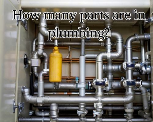 Tidy plumbing setup in utility room.