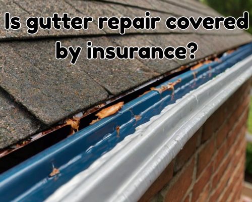 a roof gutter to be repaired