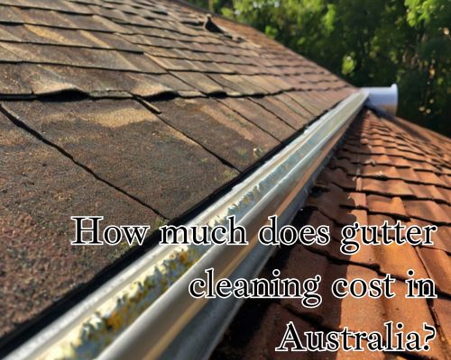 shiny gutter after gutter cleaning